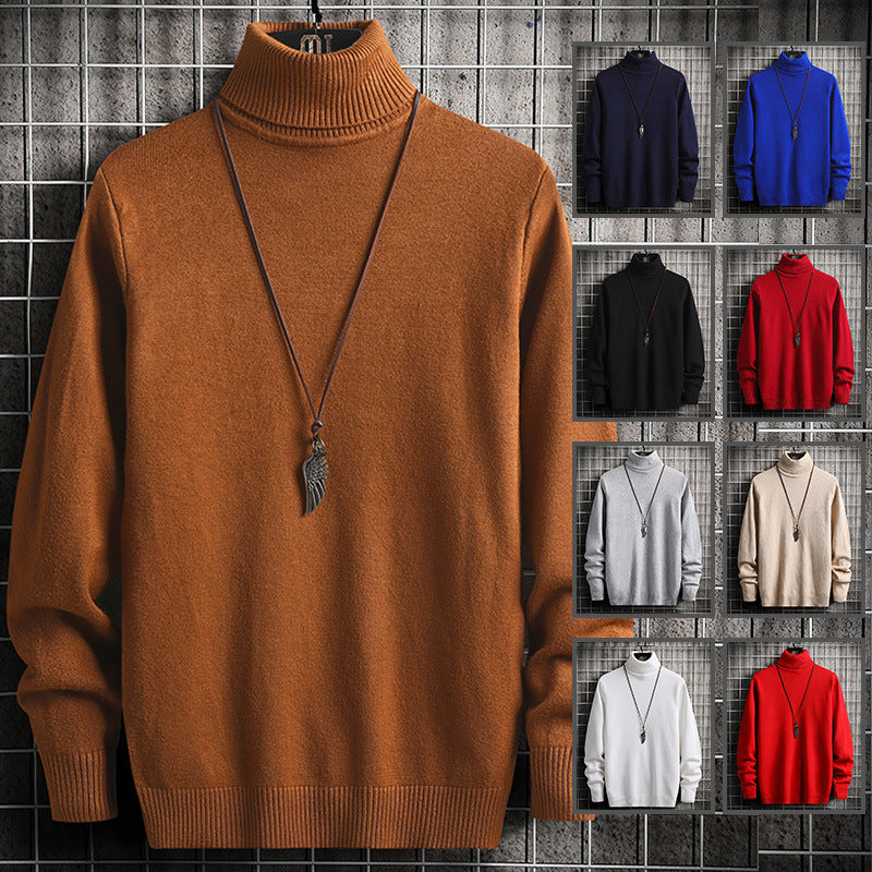 Herren Rollkragenpullover aus hochwertiger Strickware mit lässiger Passform EB