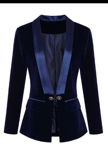 Damen Blazerjacke mit glänzenden Akzenten und strukturiertem Schnitt EB