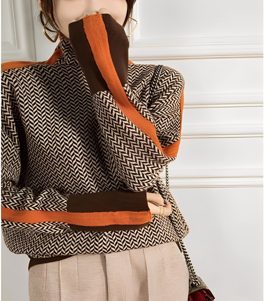 EB | Stilvoller Damen-Kaschmir-Rollkragenpullover