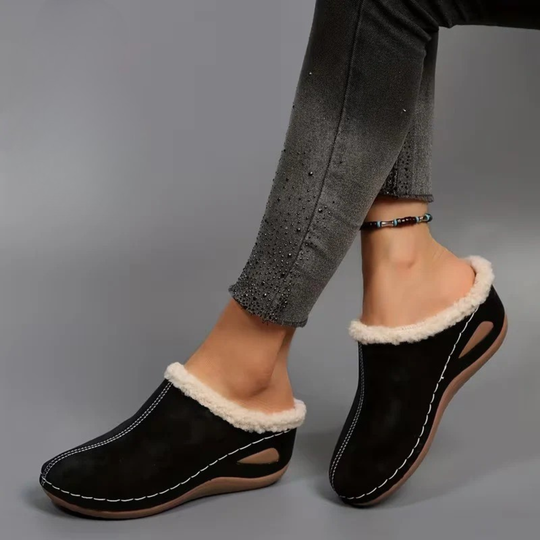 Damen-Mokassins mit Fleecefutter EB EB