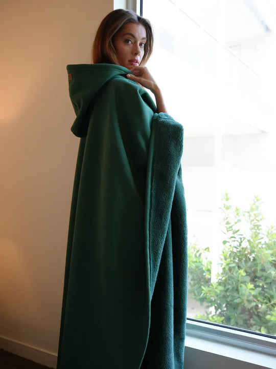 EB | Oversized Hoodie-Decke - Entspannungs-Kapuzenpullover Zum Wohlfühlen und Relaxen
