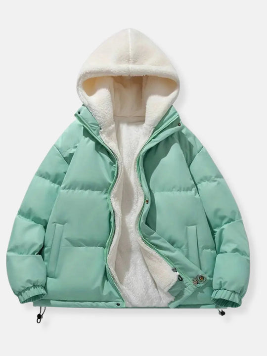 EB | Warme Reißverschluss Winterjacke Komfort und Stil für Kalte Tage