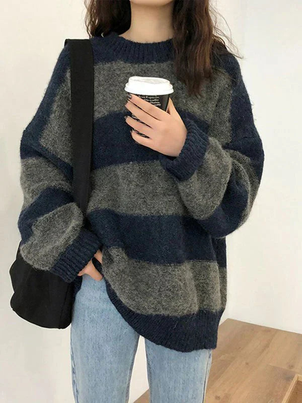 EB | Gemütlicher, Eleganter Oversized Strickpullover für Frauen