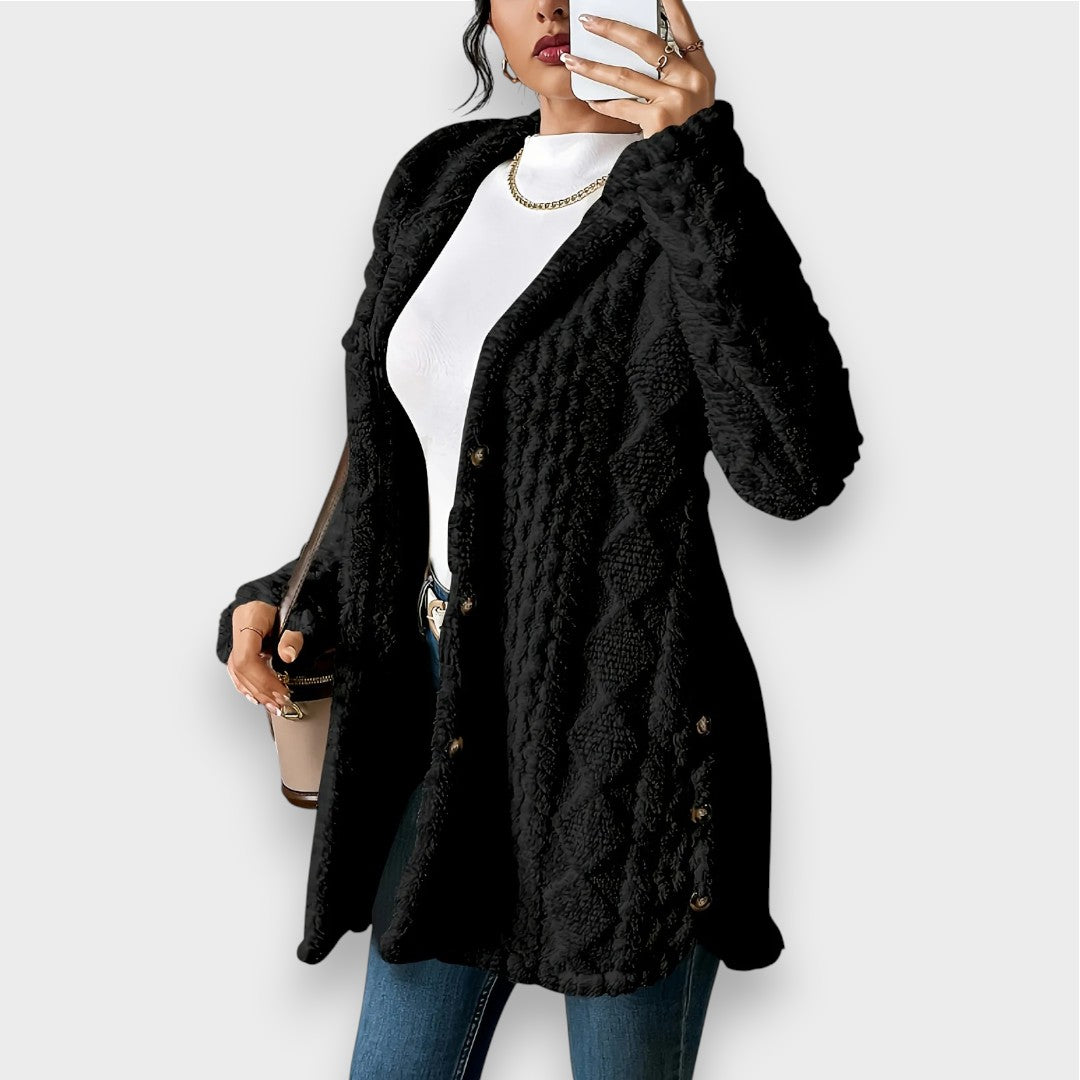 EB | Cozy Plush Kapuzencardigan Pullover