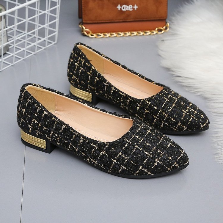 Damen elegante Ballerinas mit modischem Flachabsatz und farbenfrohem Obermaterial EB