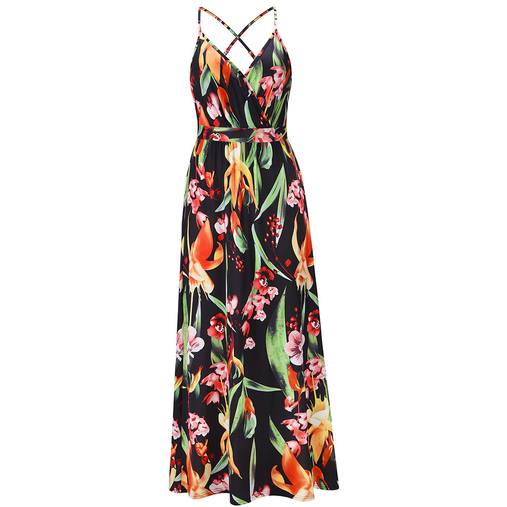 EB | Bohemian floral Strapskleid