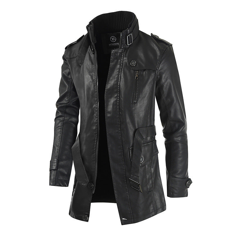 Herren modische und strapazierfähige jacke mit hohem Kragen EB