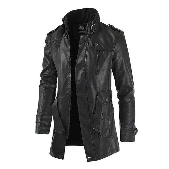 Herren modische und strapazierfähige jacke mit hohem Kragen EB