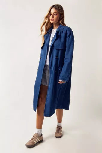 EB | Lässige Lange Jacke Für Damen