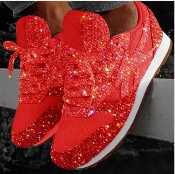 Damen Glitzernde Sneakers EB