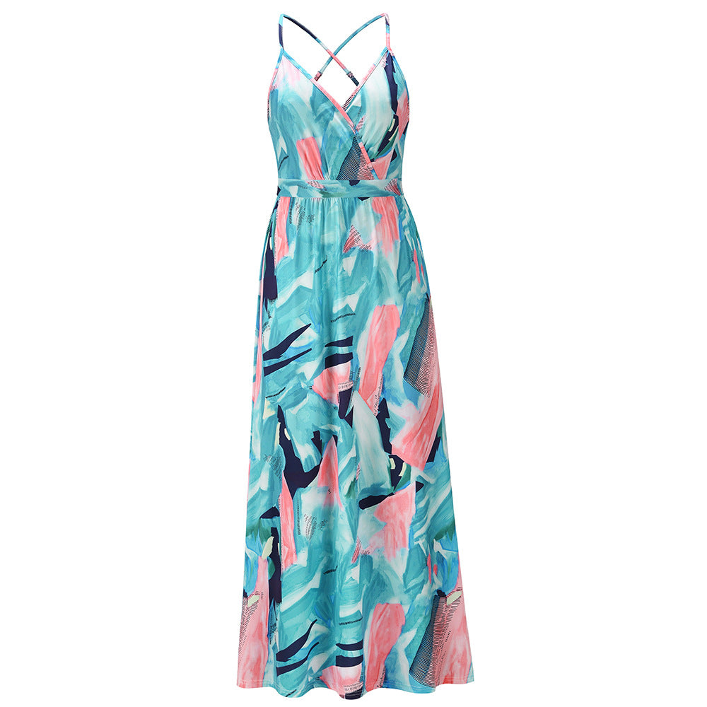 EB | Bohemian floral Strapskleid