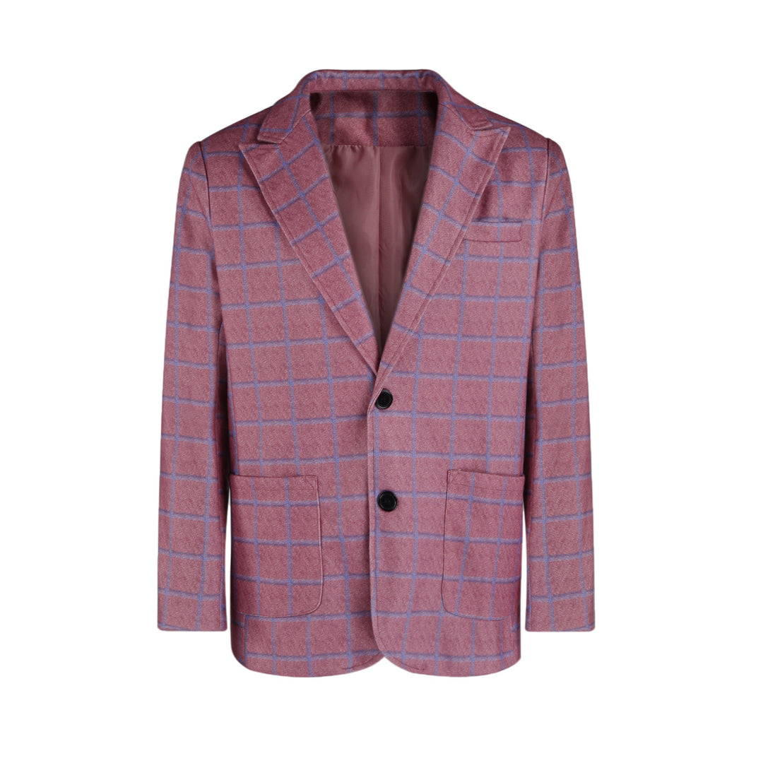 Herren eleganter Blazer mit feiner Struktur und modernem Schnitt EB
