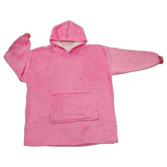 Damen Großer Kapuzenpullover mit kuscheligem Fleece und praktischen Taschen EB
