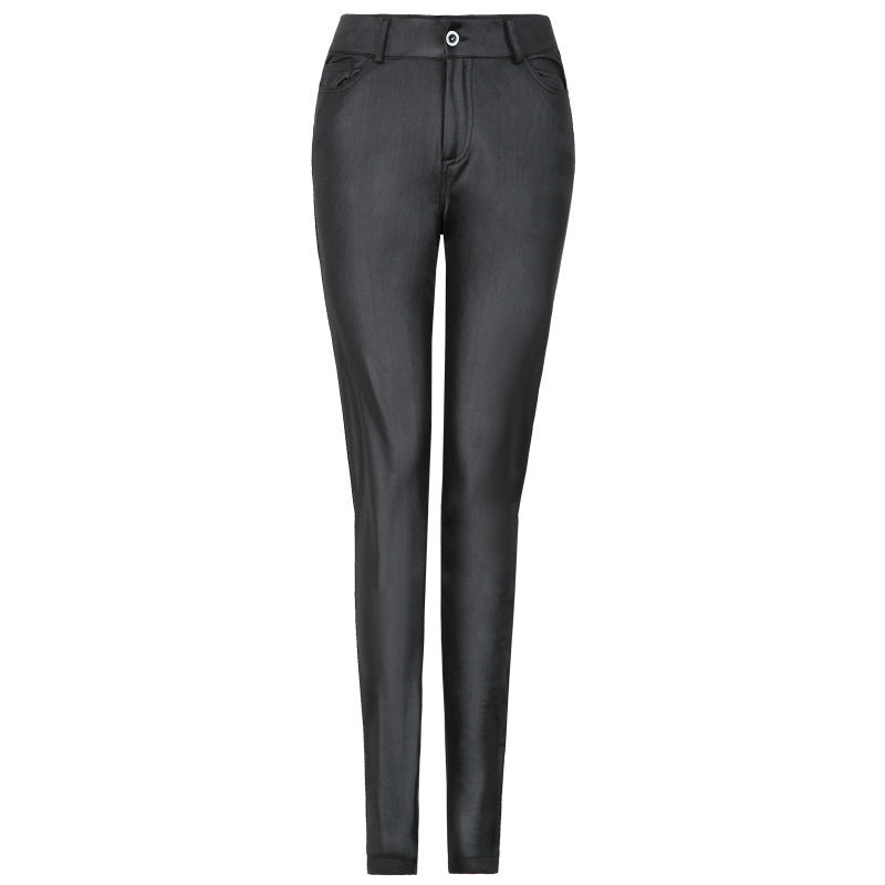 Damen Hochwertige Kunstlederhose EB