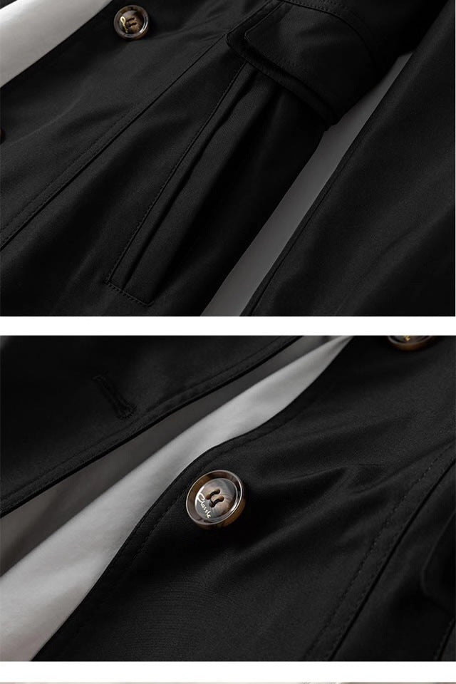 EB | Schlanker Damen Trenchcoat Im Koreanischen Stil für Frühling und Herbst