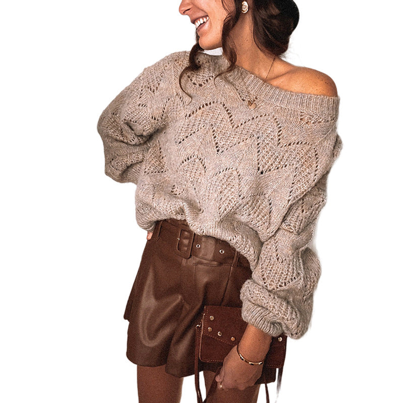 Damen Grobstrickpullover EB