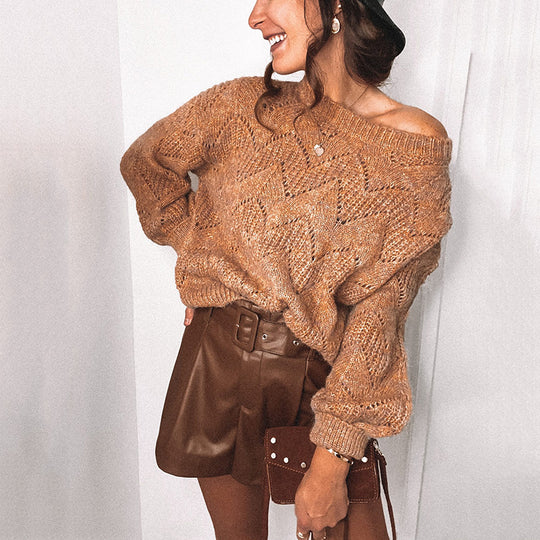 Damen Grobstrickpullover EB