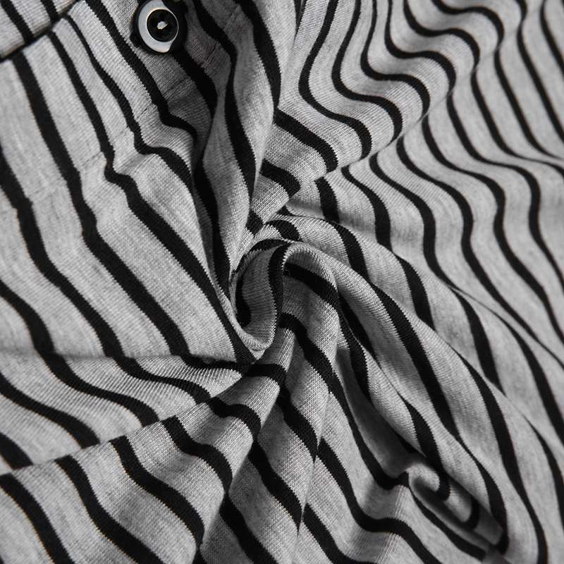 Herren Langarm Schlafanzugset mit komfortablem Knopfdesign EB