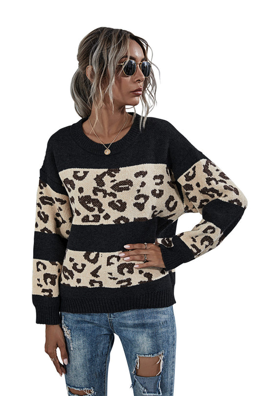 Damen Tiermotiv Pullover EB