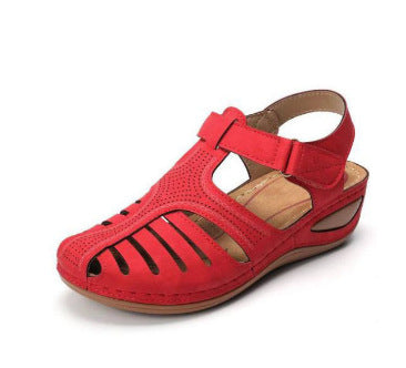 Damen Komfortable Sandalen mit atmungsaktiven Riemen und anatomischen Fußbett EB