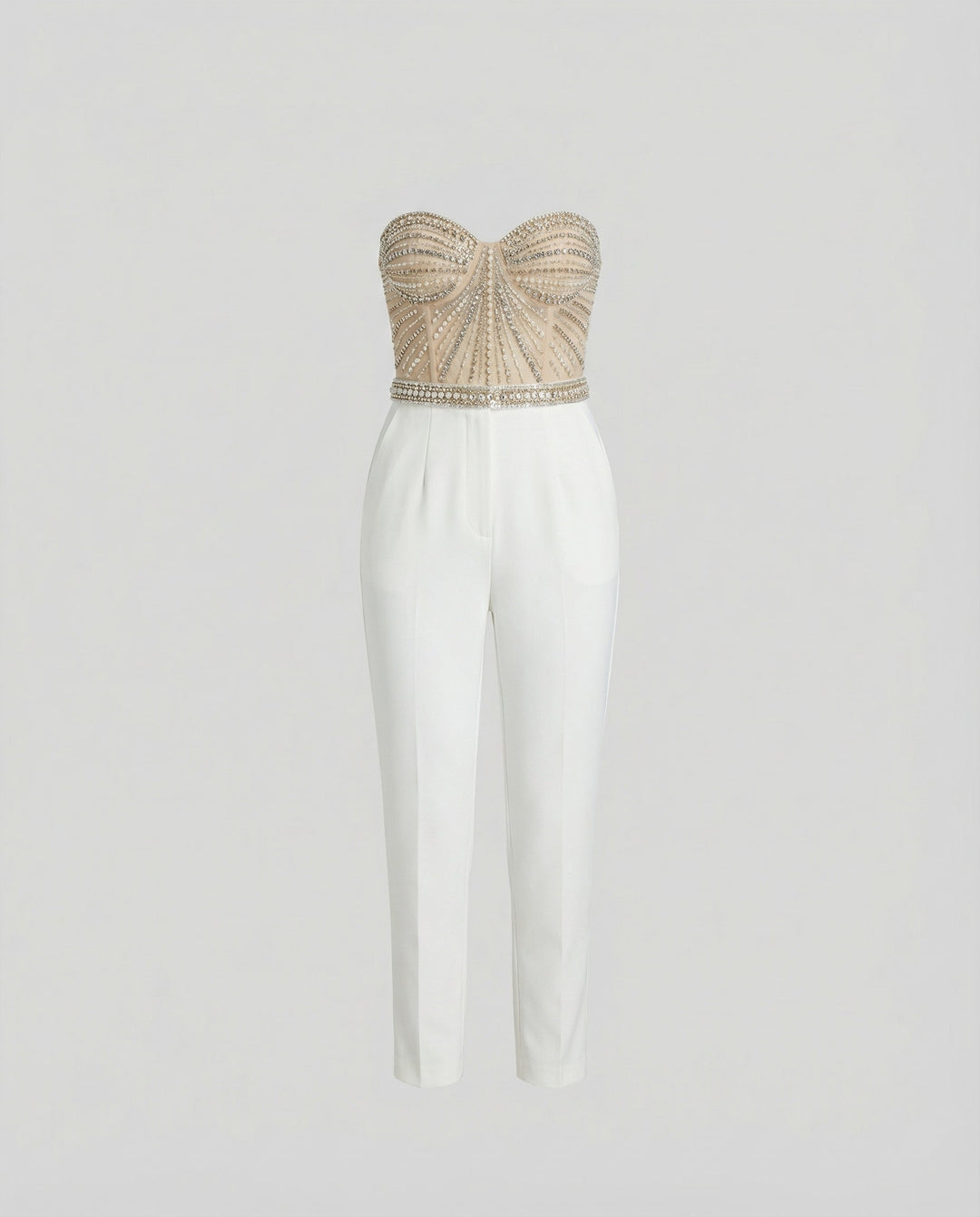 Eleganter Damen Jumpsuit Trägerlos | EB