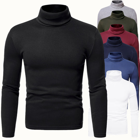 Herren Rollkragenpullover aus hochwertigem Stoff EB