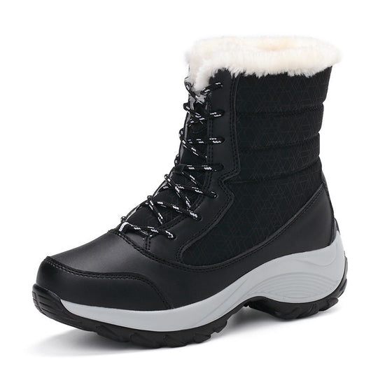 Gefütterte Warme Schneestiefel Für Damen EB