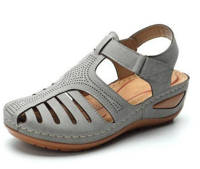 Damen Komfortable Sandalen mit atmungsaktiven Riemen und anatomischen Fußbett EB