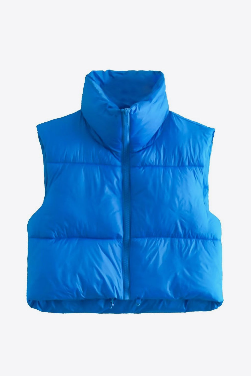 EB | Zip-Up Drawstring Puffer Weste