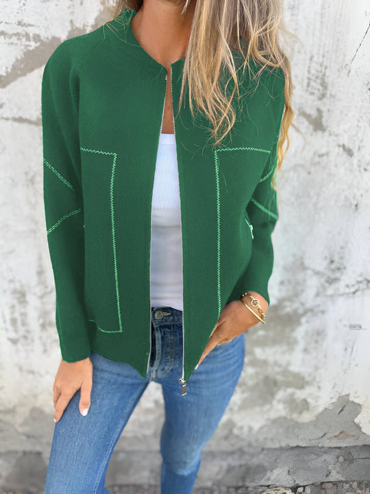 EB | Casual Langarm Reißverschlussjacke