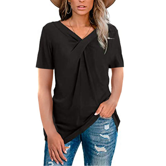 Damen Wickeloberteil mit innovativem Schnitt und lässigem Design EB
