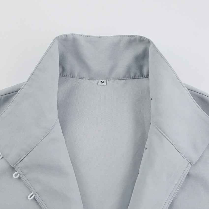 EB | Viktorianisch Inspirierte Bluse mit Hohem Kragen