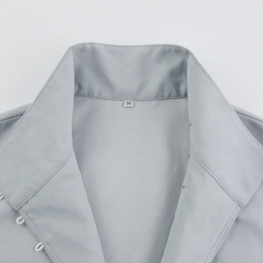EB | Viktorianisch Inspirierte Bluse mit Hohem Kragen