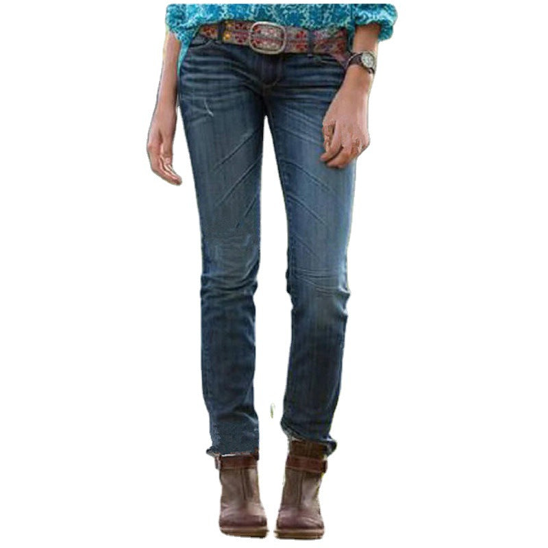 Damen Slim Fit Jeanshose EB