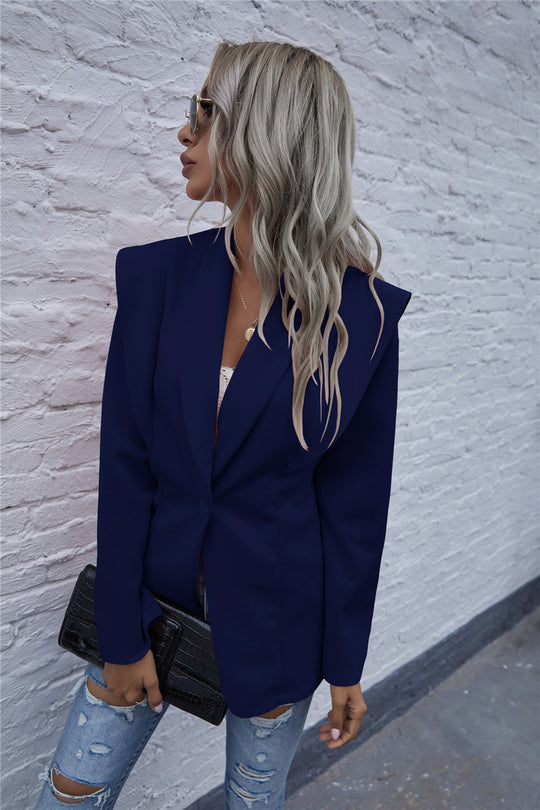 Damen Blazer im modernen Oversized-Schnitt mit schickem Revers EB