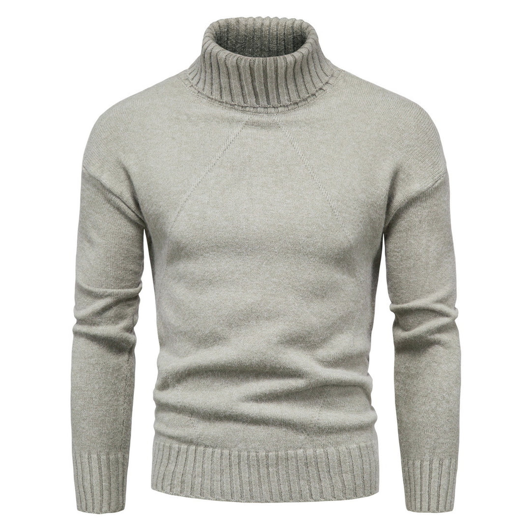 Damen Hochwertiger Rollkragenpullover mit luxuriösem Strickmuster EB