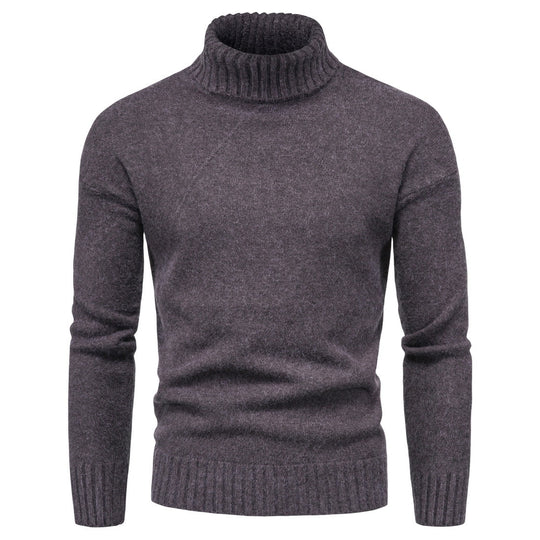 Damen Hochwertiger Rollkragenpullover mit luxuriösem Strickmuster EB