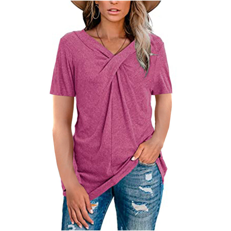 Damen Wickeloberteil mit innovativem Schnitt und lässigem Design EB