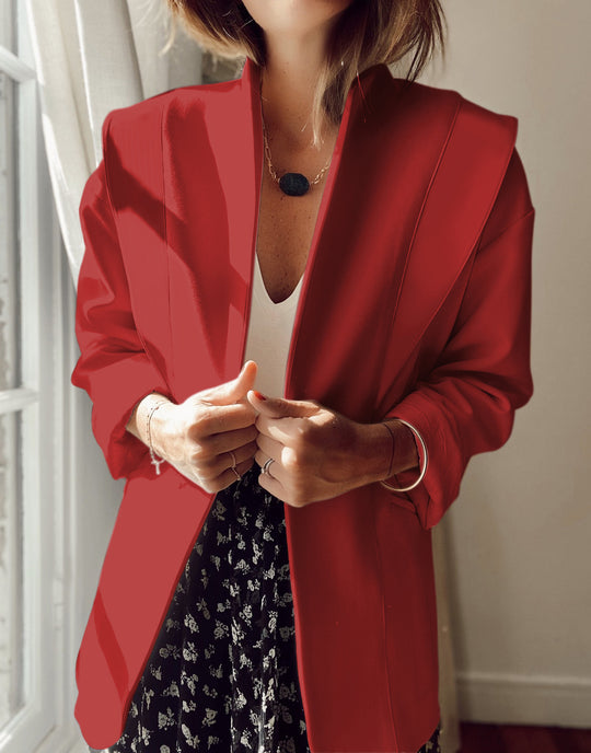 Damen Blazer im modernen Oversized-Schnitt mit schickem Revers EB