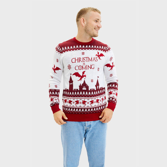 EB | Der Weihnachtsmann kommt Weihnachtspullover Herren
