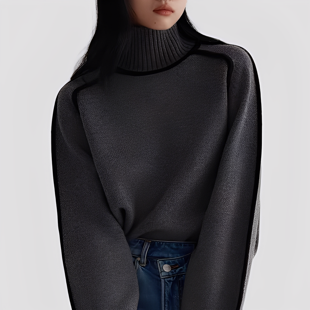 EB | Eleganter, Entspannter Damen-Rollkragenpullover