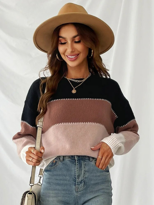 EB | Gestreifter Strickpullover
