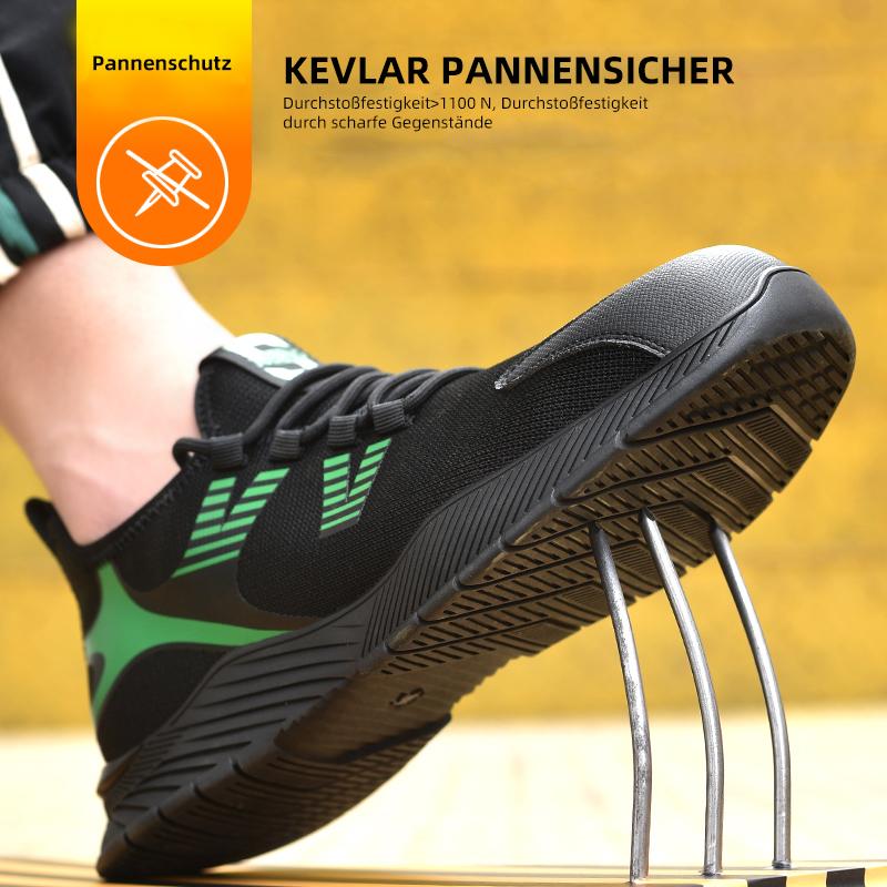 Atmungsaktiv SRA Nicht-slip EVA Vier Atmungsaktiv männer sicherheit Schuhe EB