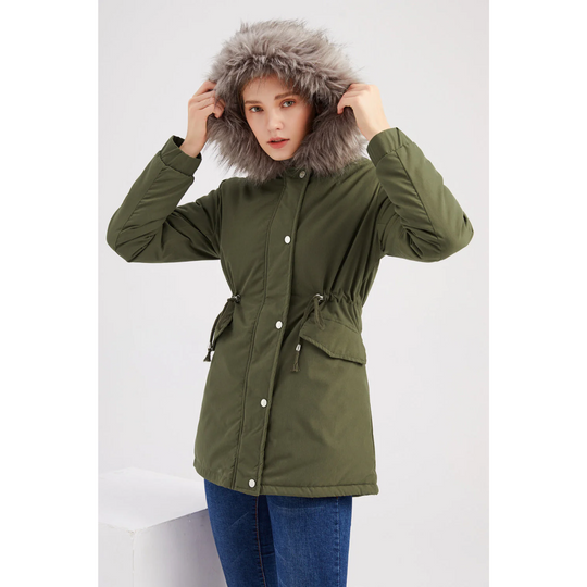 EB | Winter Parka Jacke Niedrigknöpfen