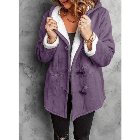 EB | Damen Warme Kapuze Jacke - Winter