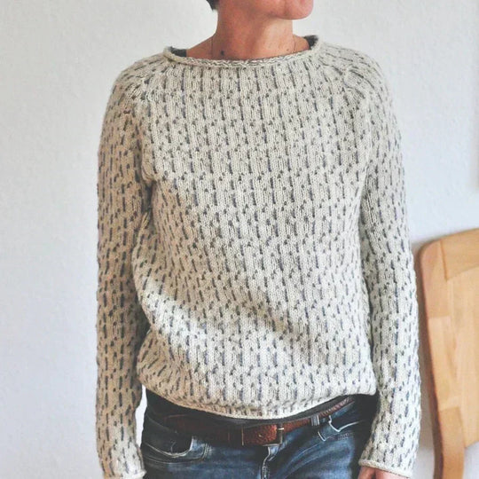 EB | Strickpullover mit Muster Lässige Passform Komfort und Stil