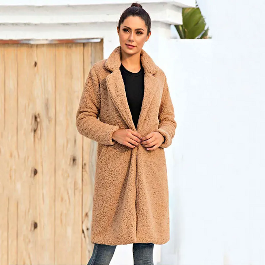 EB | Mantel - Fuzzy Textur mit Reverskragen