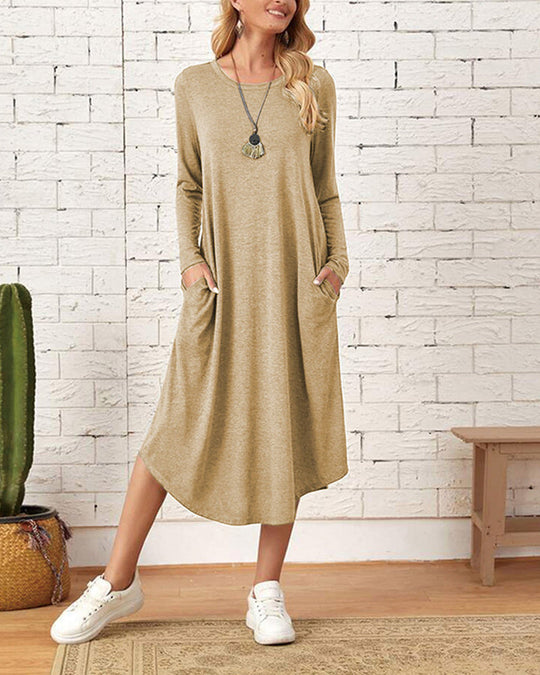 EB | Lockeres Kleid mit Taschen