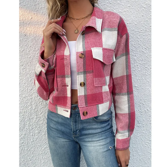 EB | Trendige Karierte Jacke für Damen