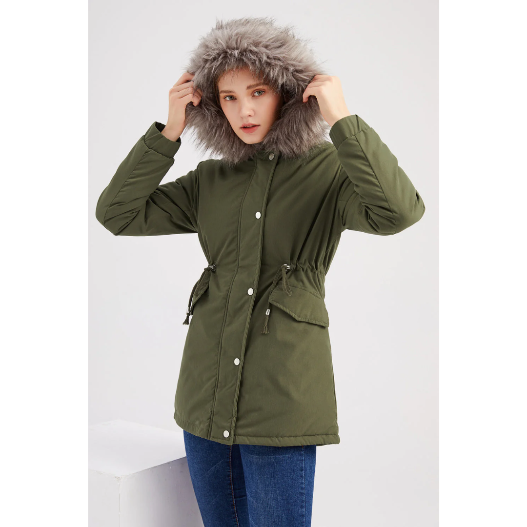 EB | Winter Parka Jacke Niederknöpfen
